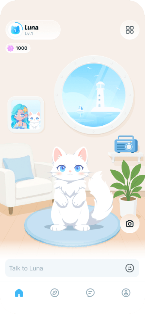 Vela app welcome screen