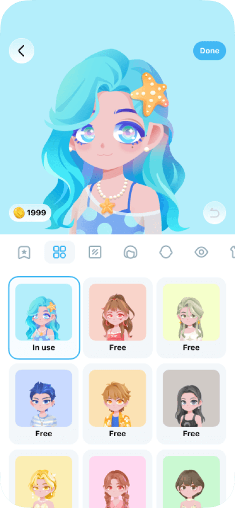 Vela friend matching screen